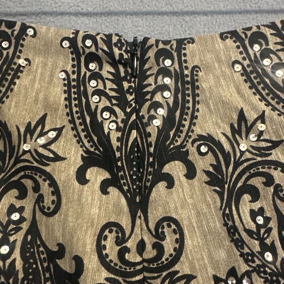 Muse 100% Silk Skirt Pleated Sequin Size 8 Festival Boho Gypsy Fairy Global - Picture 8 of 9